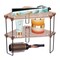 mDesign Plastic Bathroom Stackable Corner Organizer Shelf